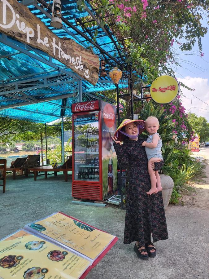 Diep Le Homestay Фонгня Экстерьер фото